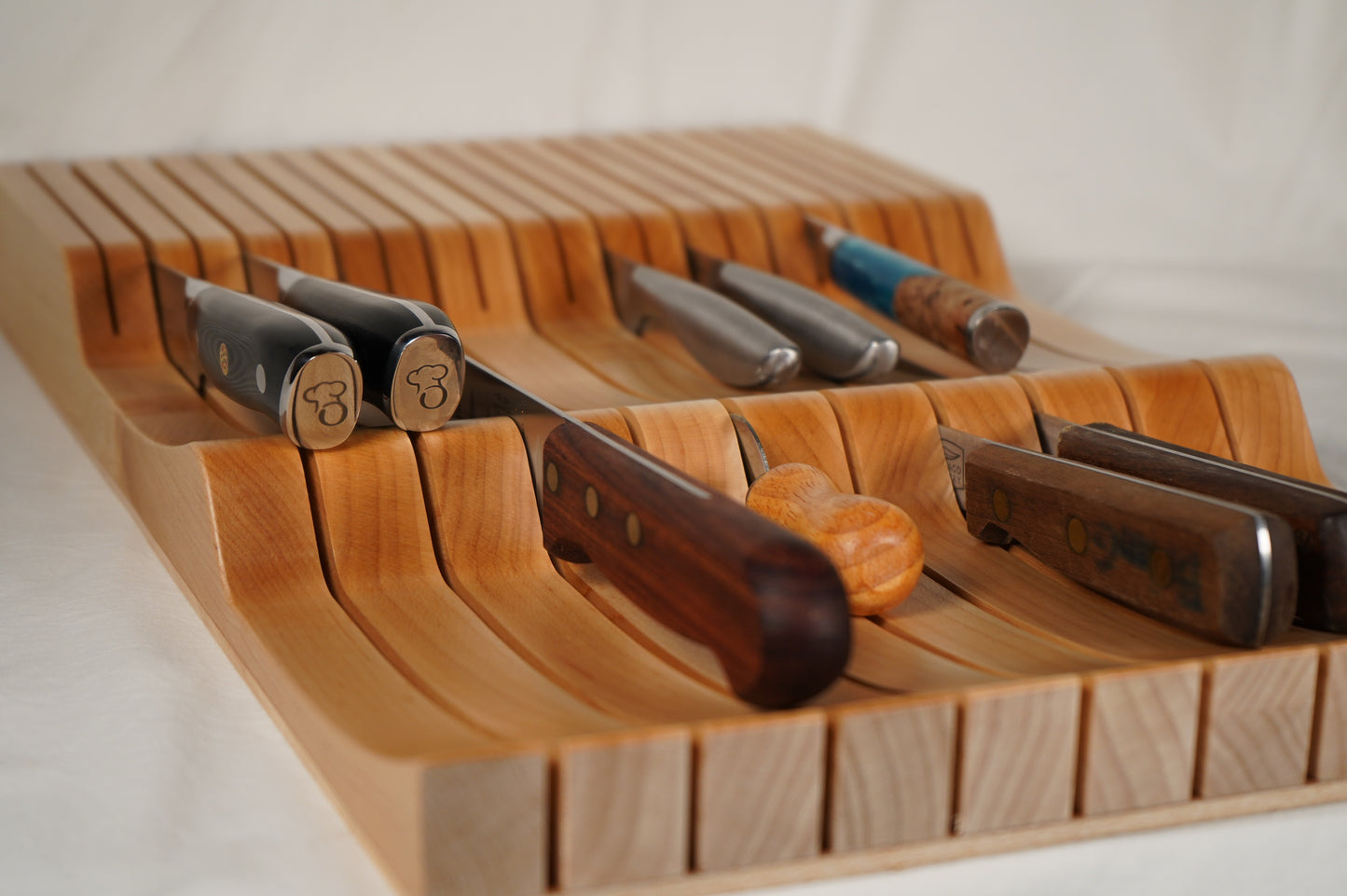 Knife Block Drawer Organizer