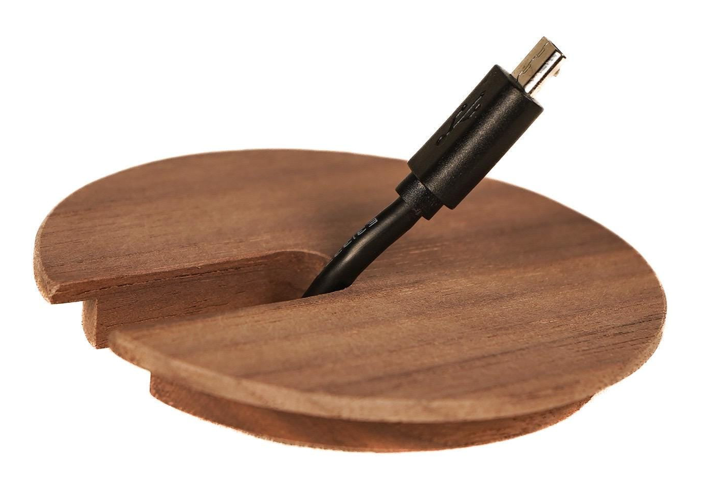 Wood Cable Hole Grommet (Without Ring)