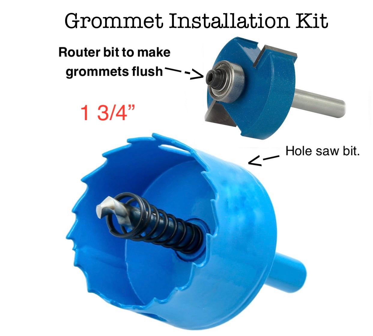 Grommet installation kit.