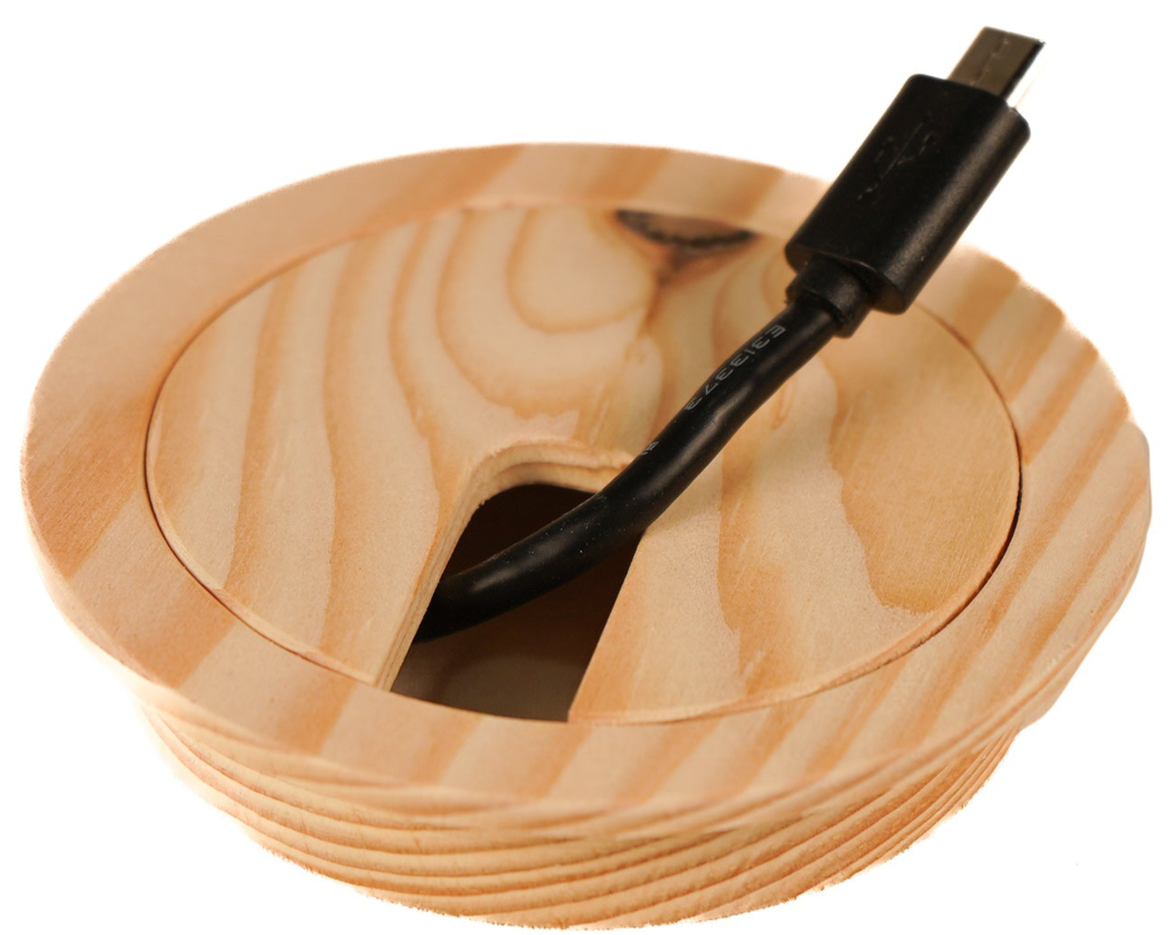 Wood Cable Hole Grommets