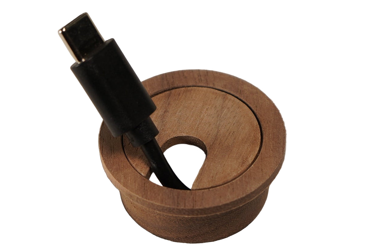 Mini Wood Cable Hole Grommet