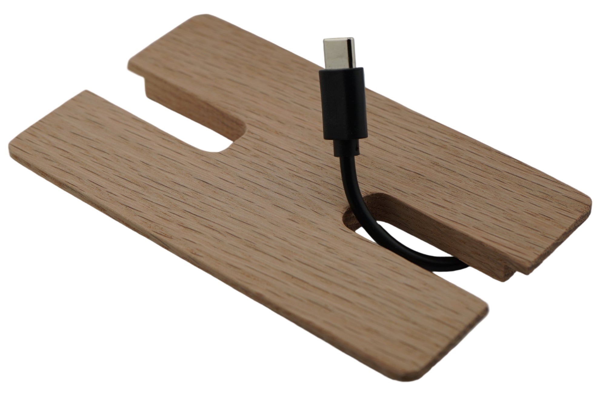 Square Wood Cable Hole Grommet