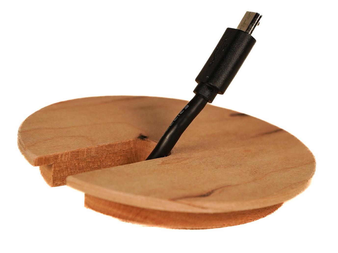 Wood Cable Hole Grommet (Without Ring)