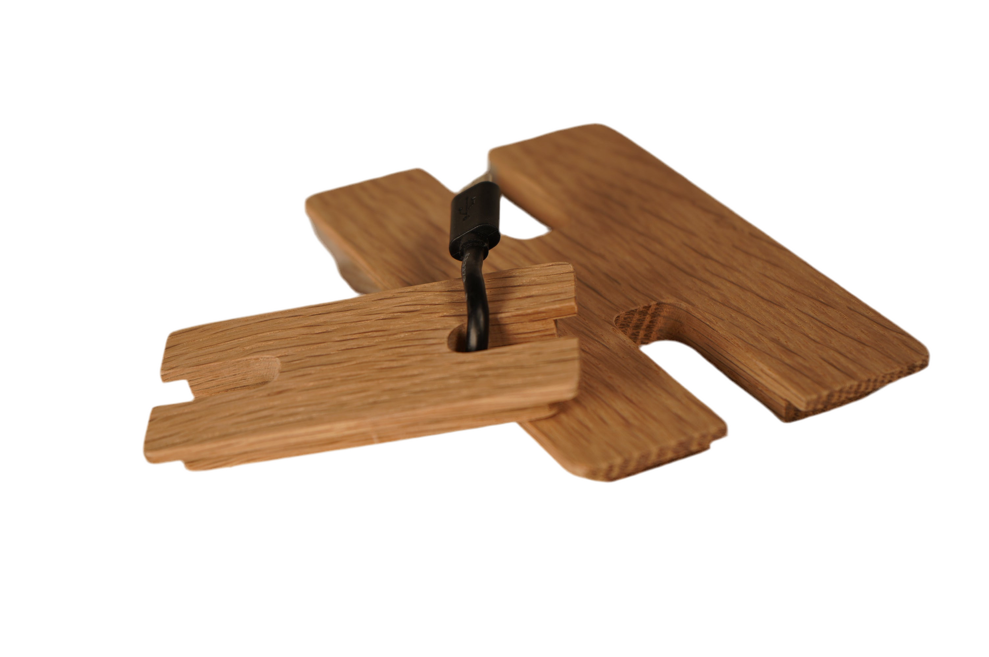 Wood Square Cable Hole Grommets