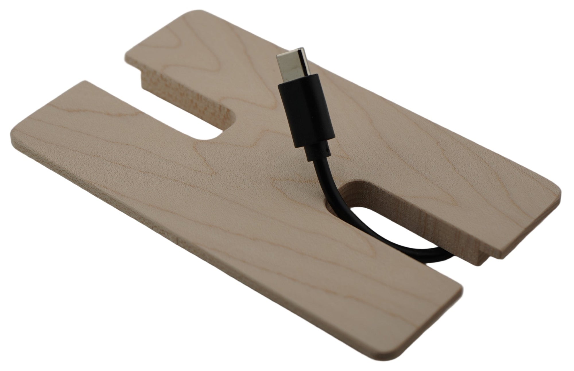 Square Wood Cable Hole Grommet