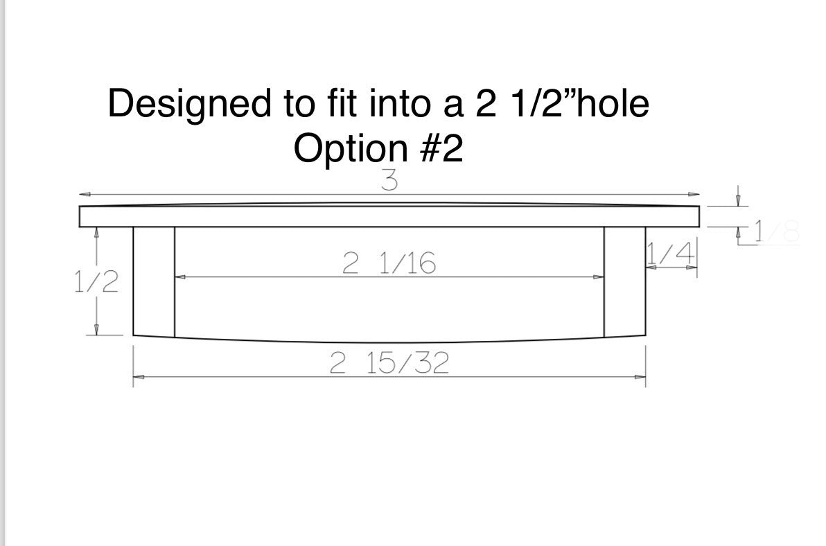 Wood Cable Hole Grommets
