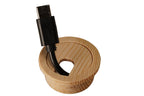 Mini Wood Cable Hole Grommet
