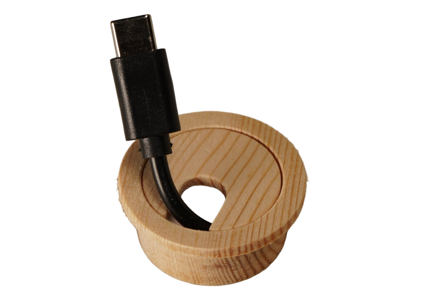 Mini Wood Cable Hole Grommet