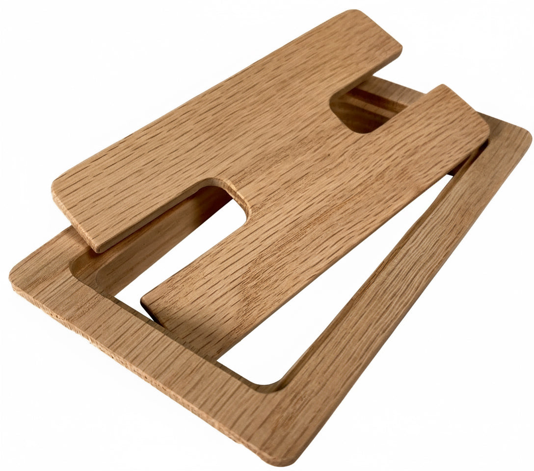 Wood Square Cable Hole Grommets