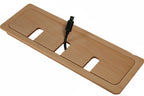 Square Wood Cable Hole Grommet Executive