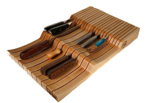 Knife Block Drawer Organizer