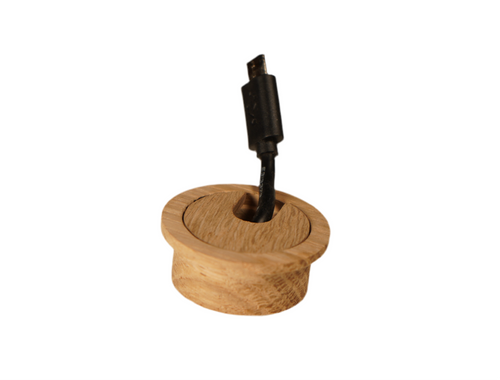 Mini Wood Cable Hole Grommet