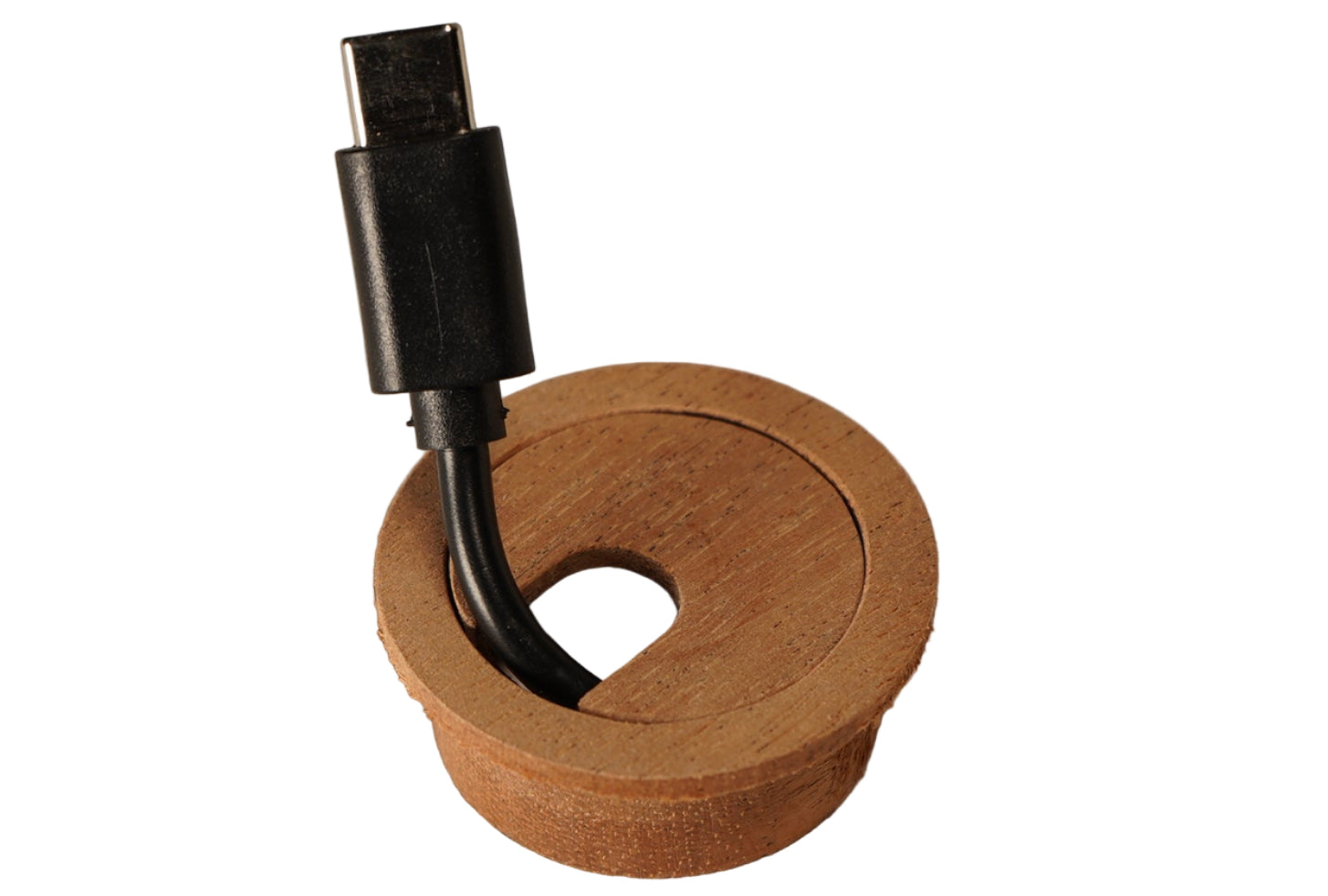 Mini Wood Cable Hole Grommet
