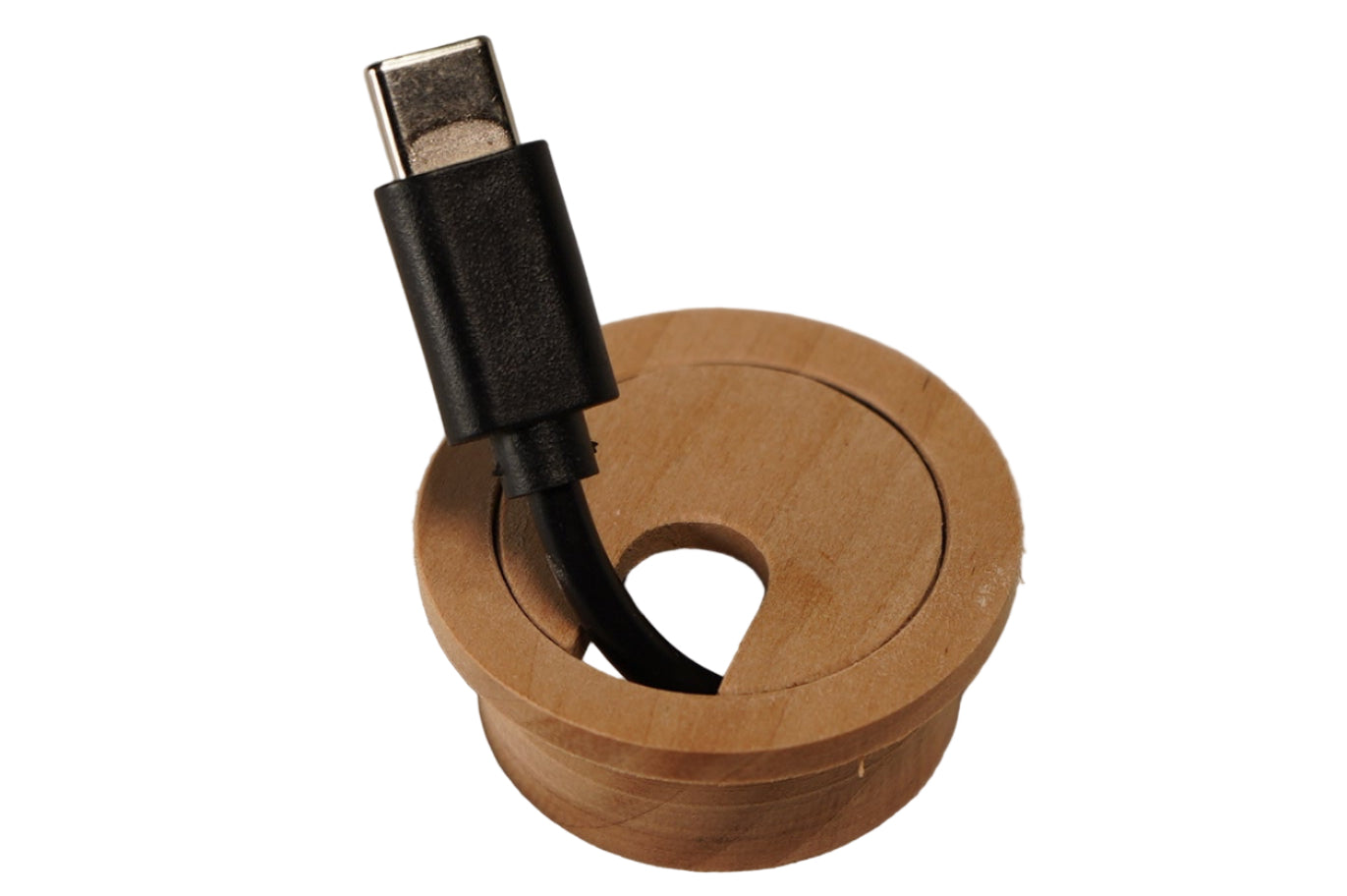 Mini Wood Cable Hole Grommet