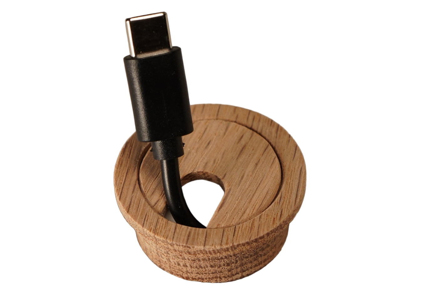 Mini Wood Cable Hole Grommet