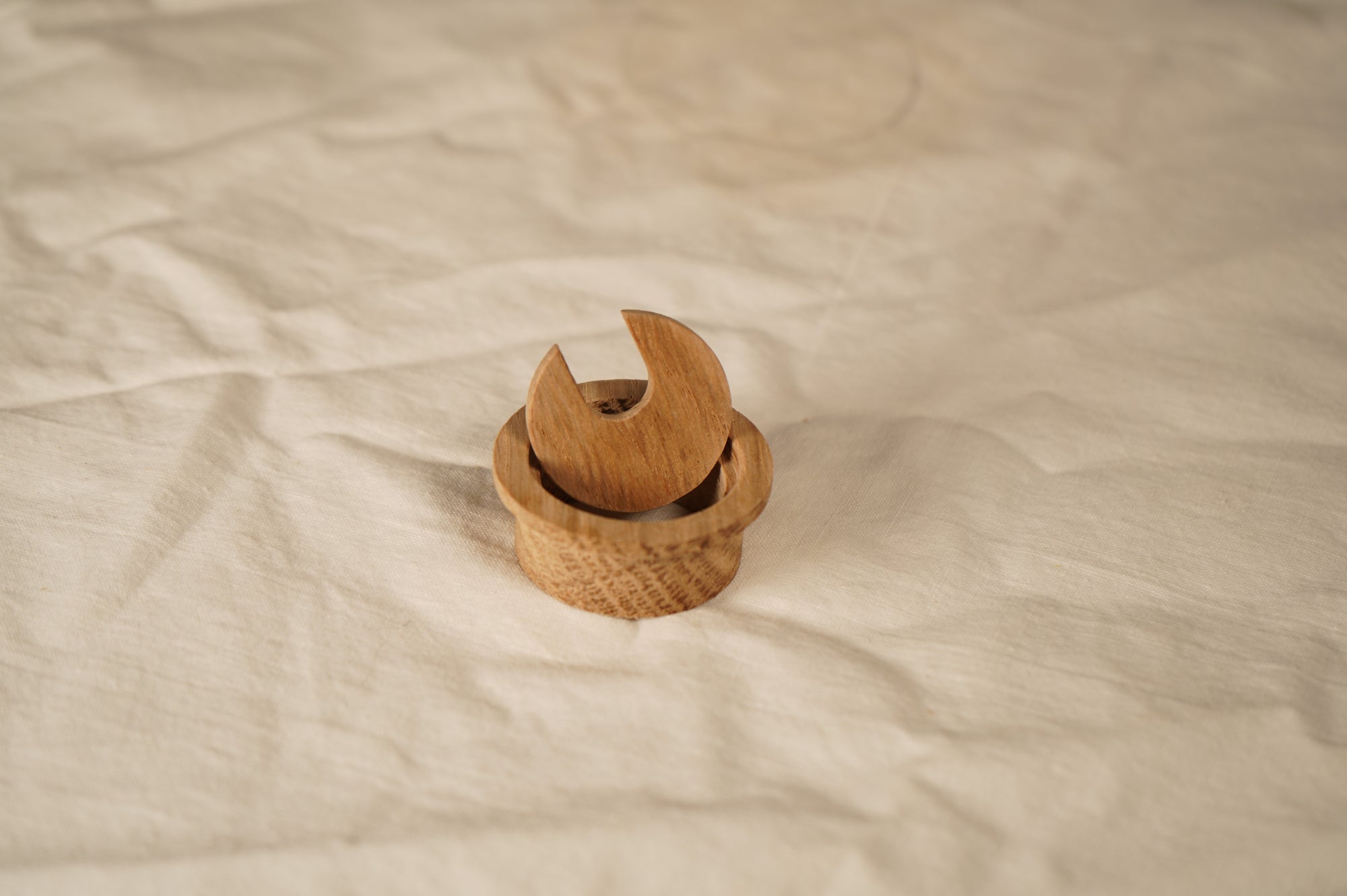 Mini Wood Cable Hole Grommet