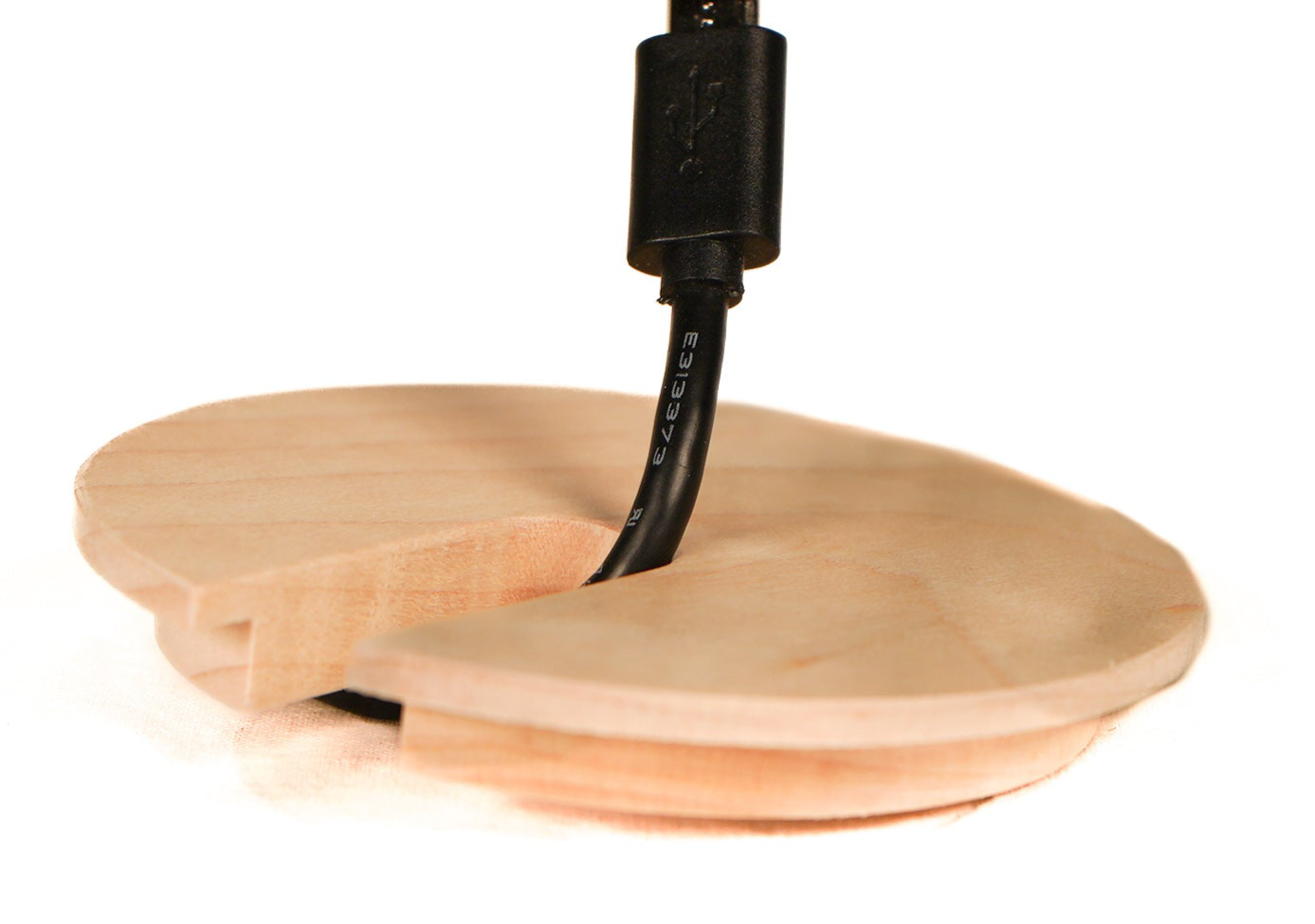 Wood Cable Hole Grommet (Without Ring)