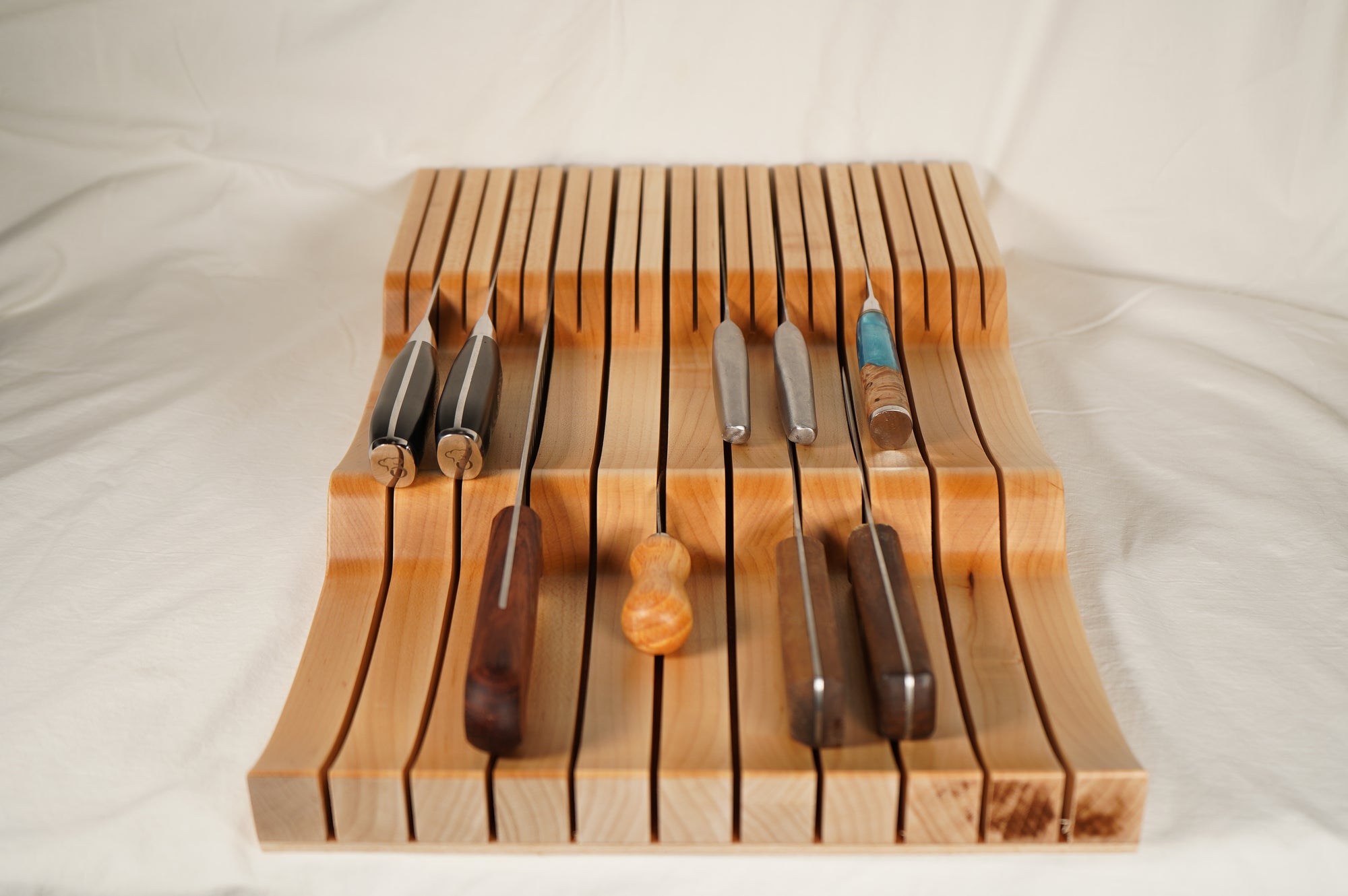 Knife Block Drawer Organizer