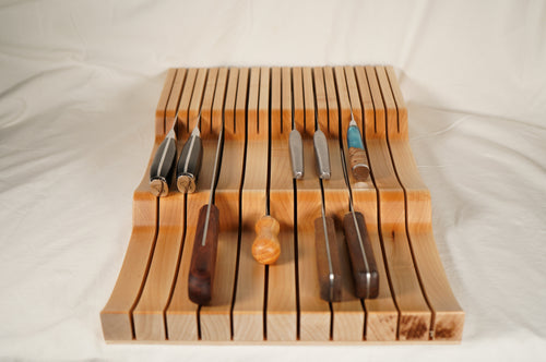 Knife Block Drawer Organizer
