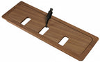Square Wood Cable Hole Grommet Executive