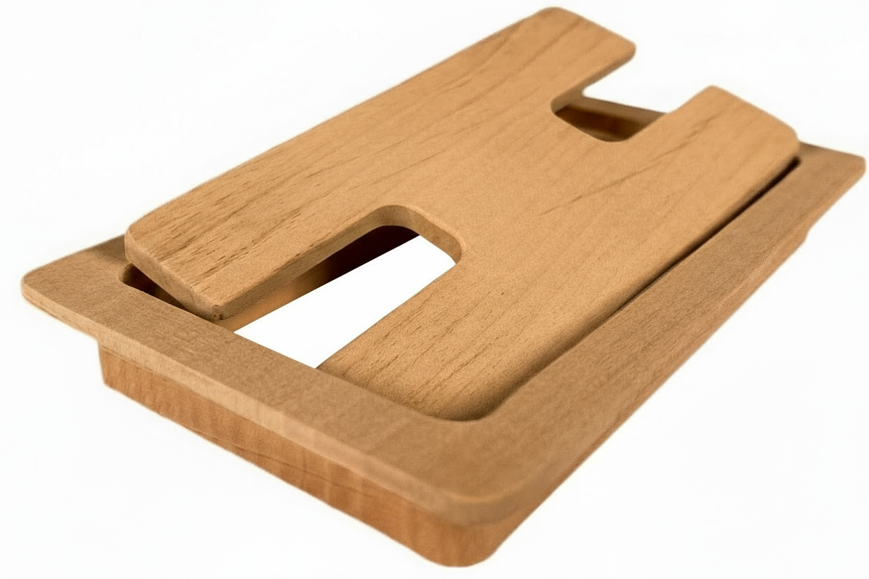 Wood Square Cable Hole Grommets