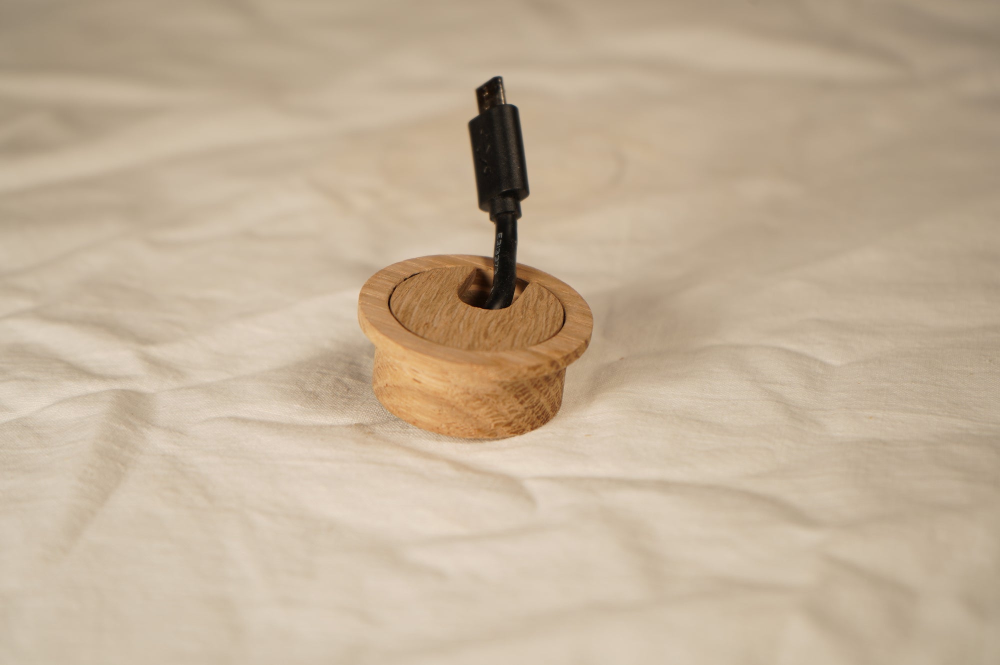 Mini Wood Cable Hole Grommet