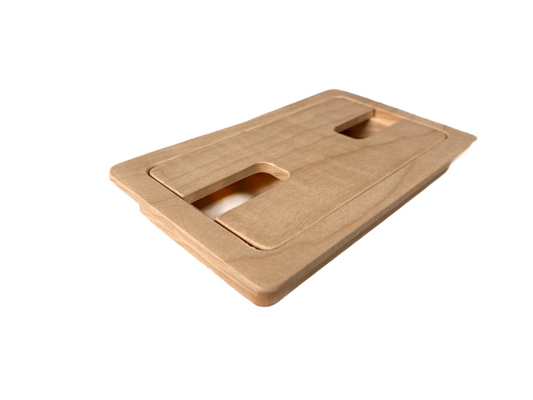 Maple Grommet Wood Rectangle Cable Hole Grommet
