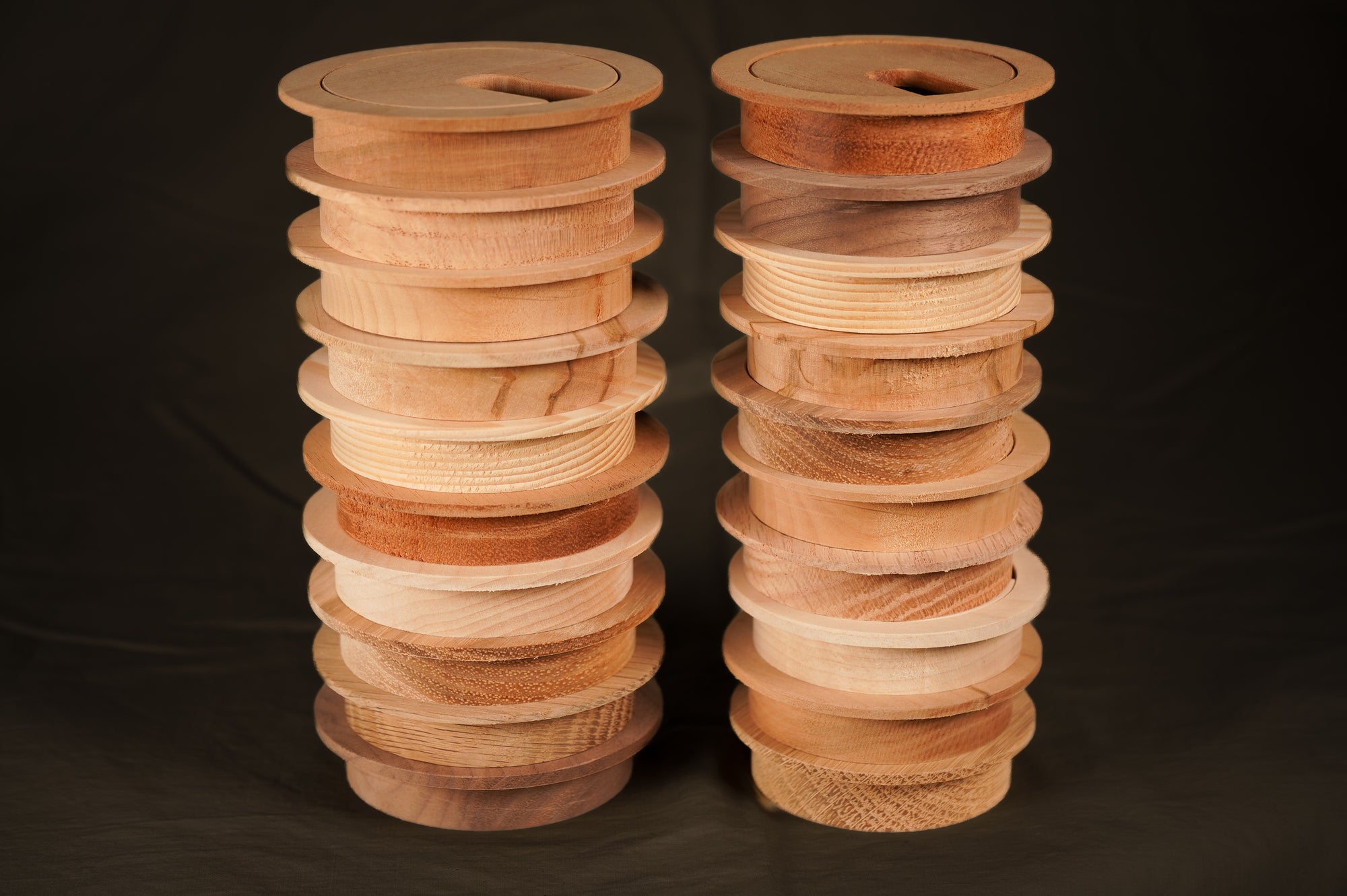 Wood Cable Hole Grommets