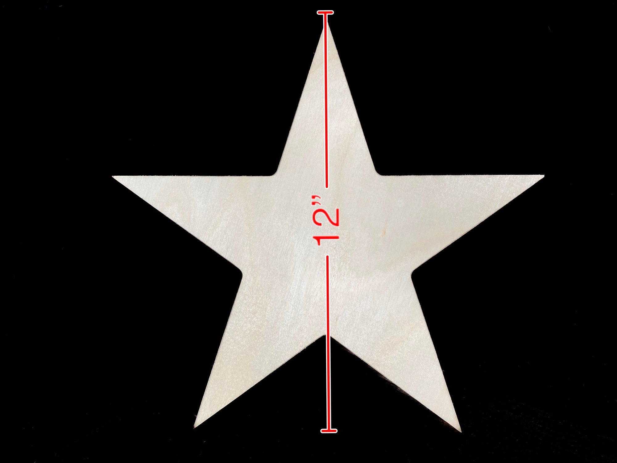 Plywood Star Shape 1/2”