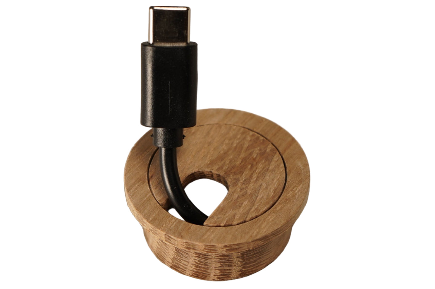 Mini Wood Cable Hole Grommet