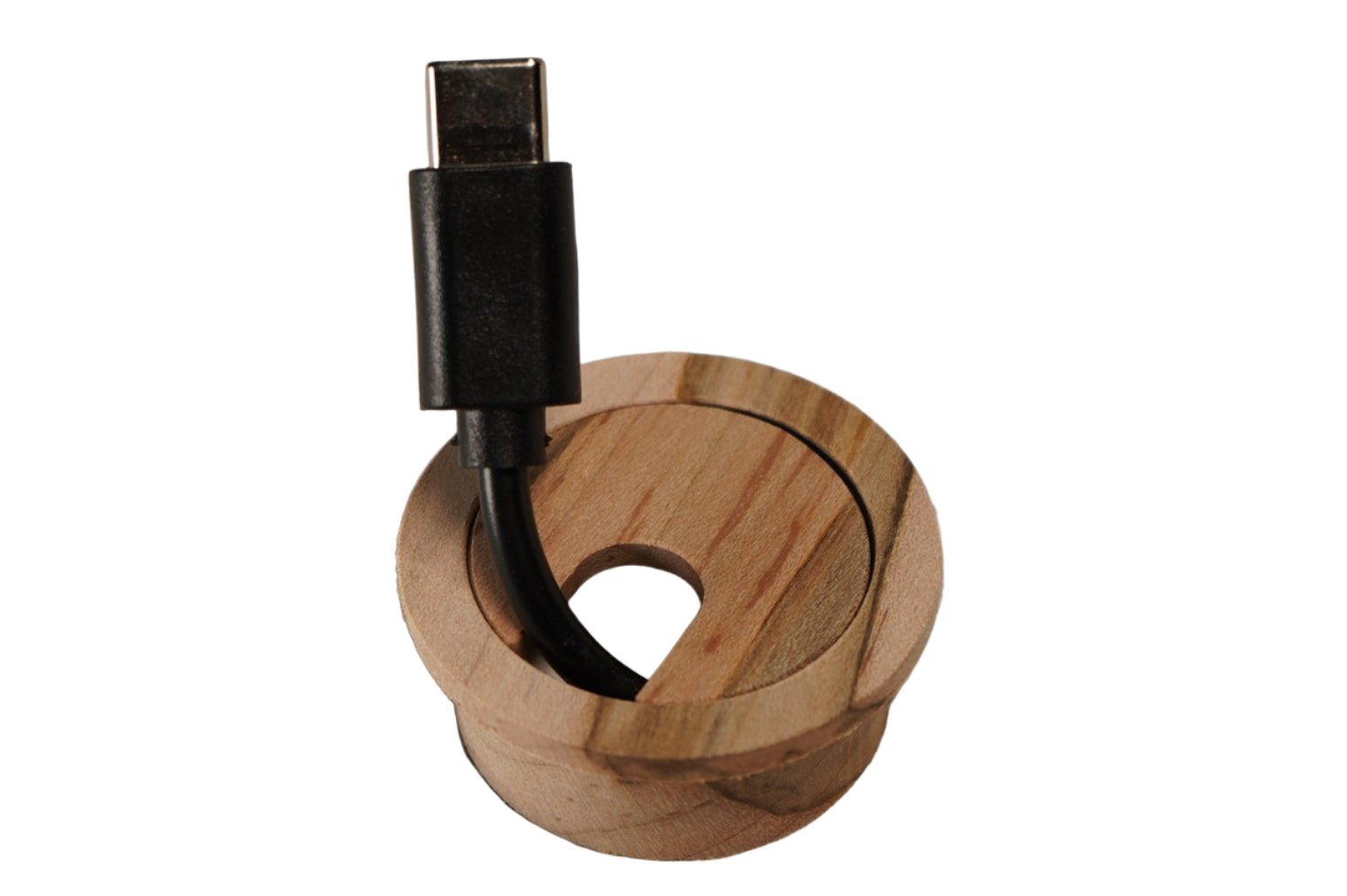 Mini Wood Cable Hole Grommet