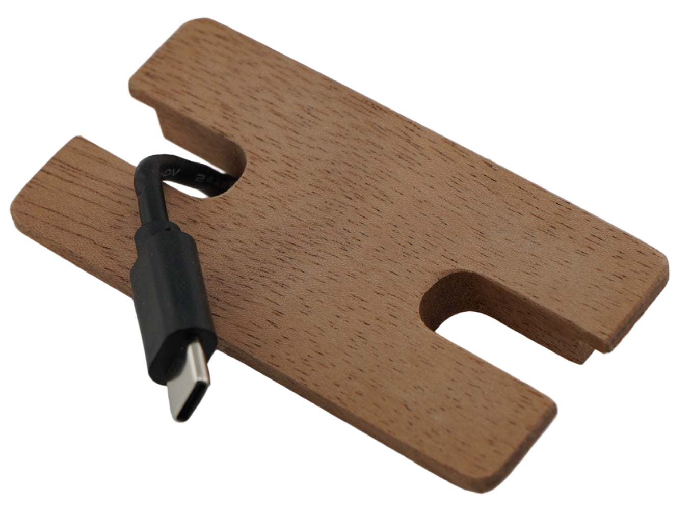 Square Wood Cable Hole Grommet