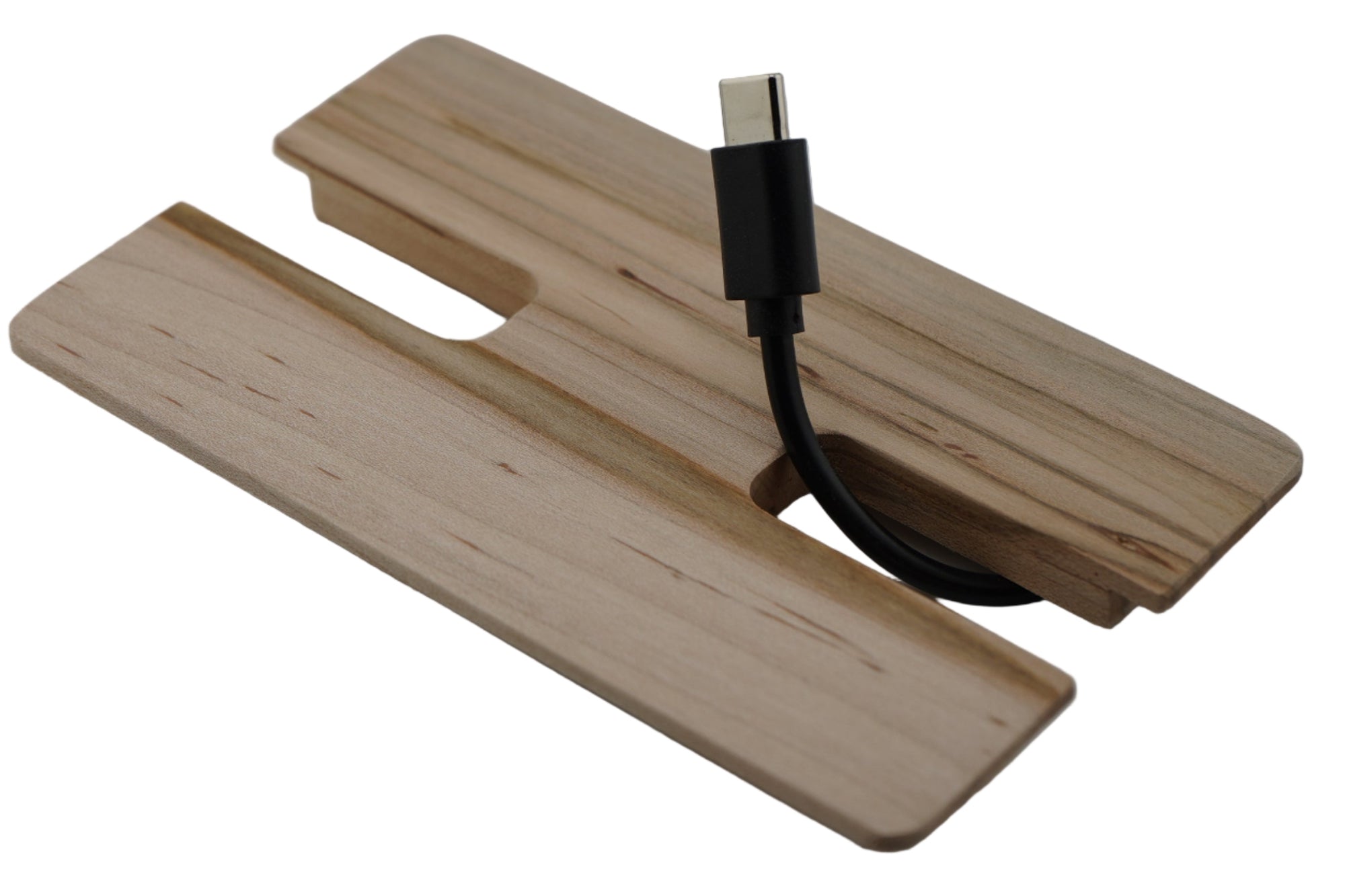 Square Wood Cable Hole Grommet