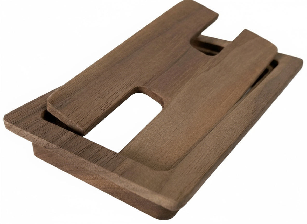 Wood Square Cable Hole Grommets