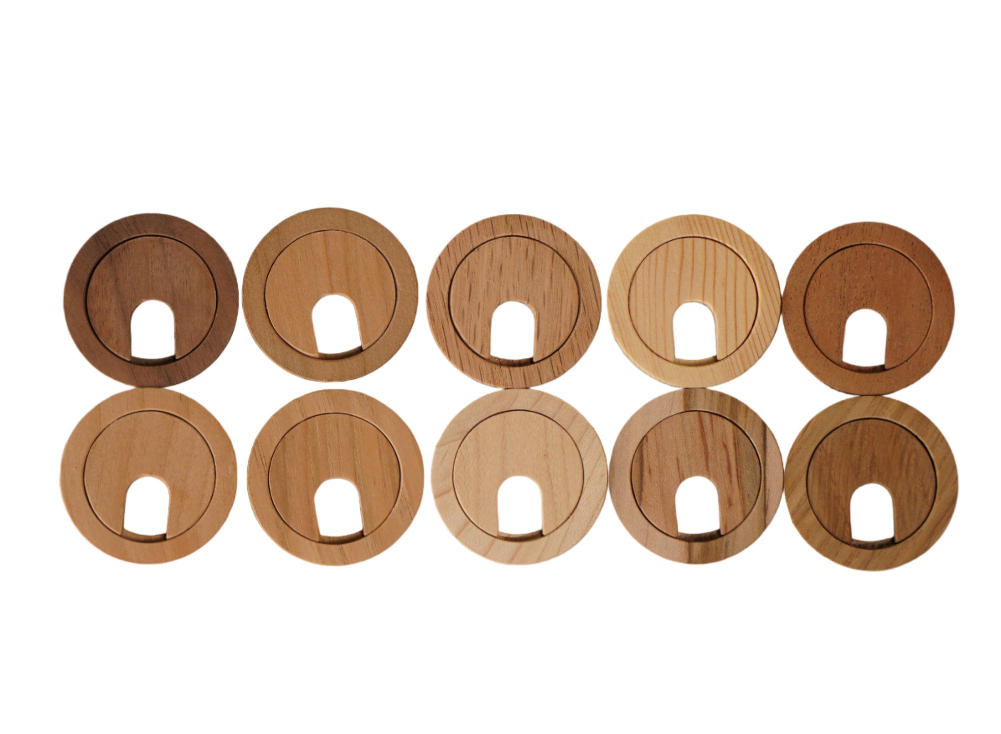 Mini Wood Cable Hole Grommet