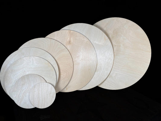 Maple Plywood rounds Wood Circle for Signs