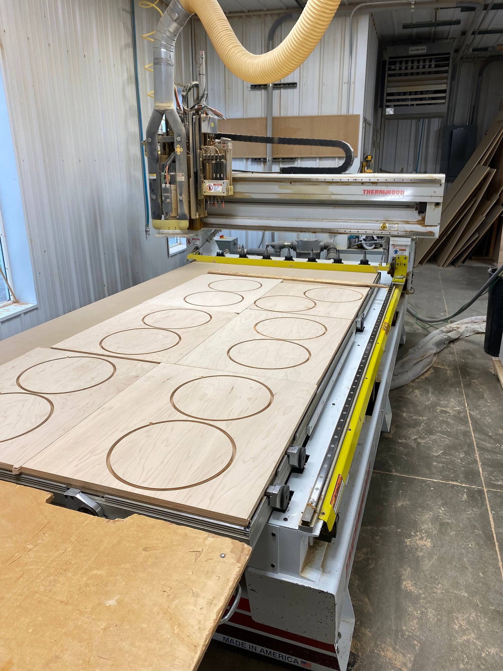 Maple Plywood Rounds: CNC Laser Cut Wood Discs (3/4" Thick)