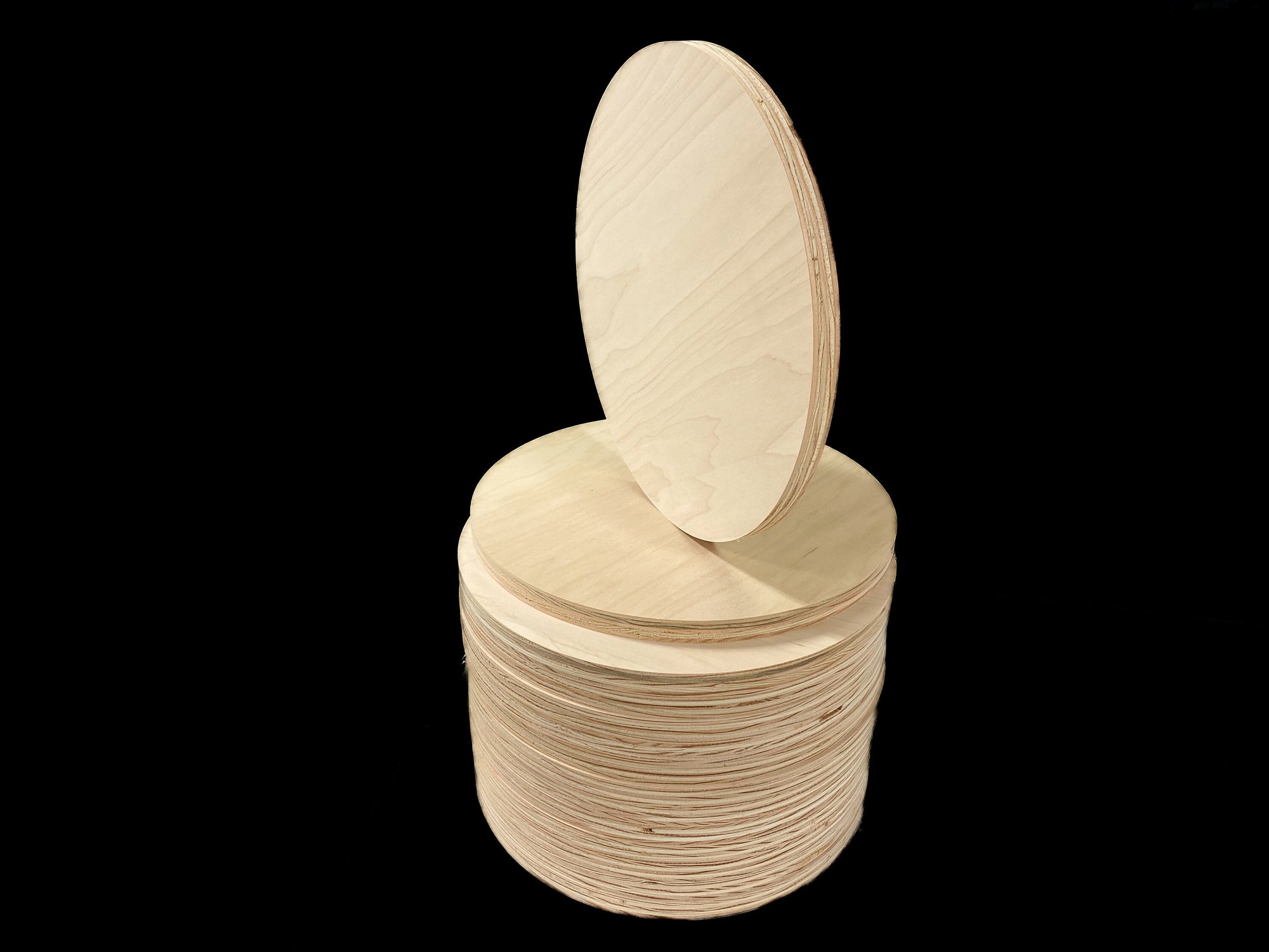 Birch Plywood Rounds: 1/2" Wood Circle for Signs, CNC Cut