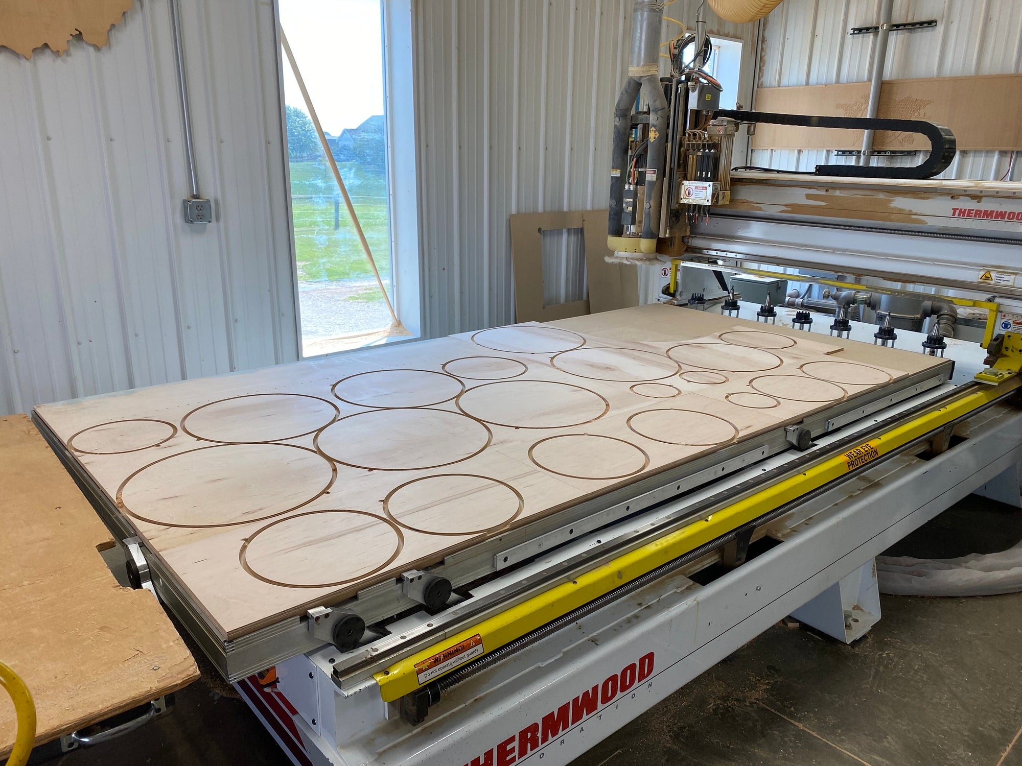 Birch Plywood Rounds: 1/2" Wood Circle for Signs, CNC Cut