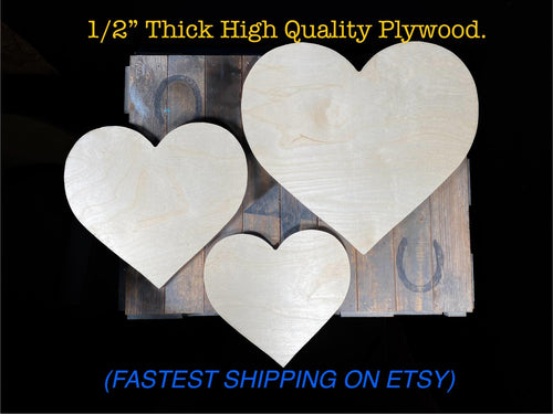 Birch Plywood Ovals: 1/2" Thick Wood Sign Blanks