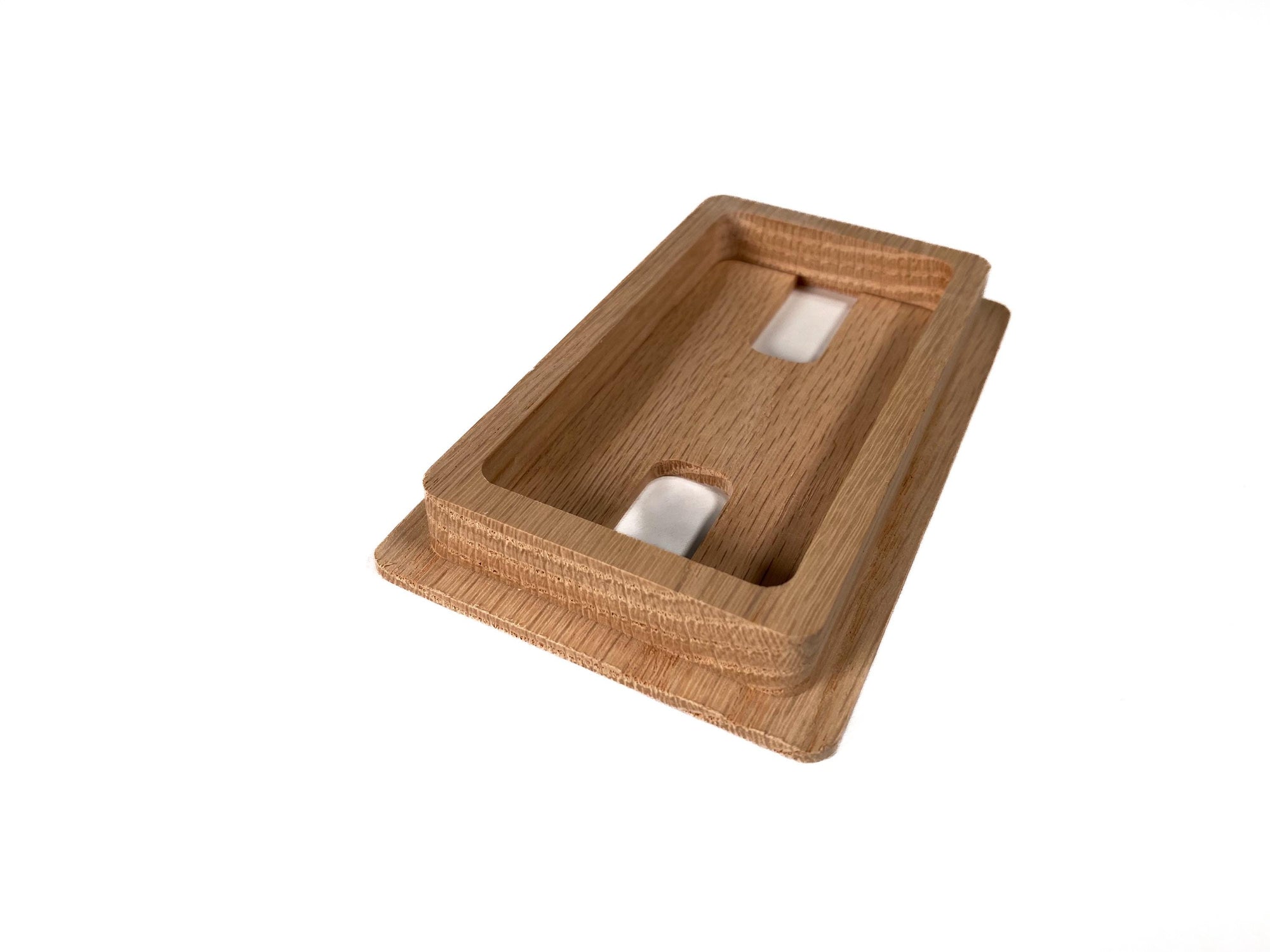 Wood Square Cable Hole Grommets