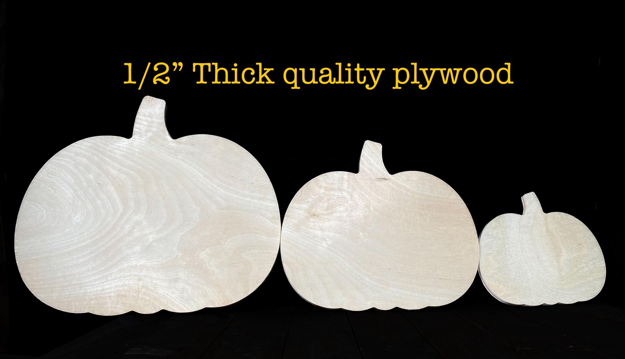 Pumpkin Plywood Shapes Wood Pumpkin Fall decoration