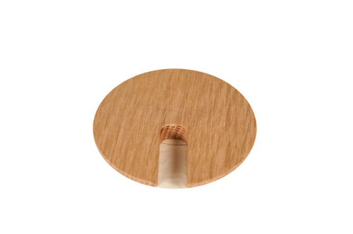 White Oak Wood Cable Hole Grommet